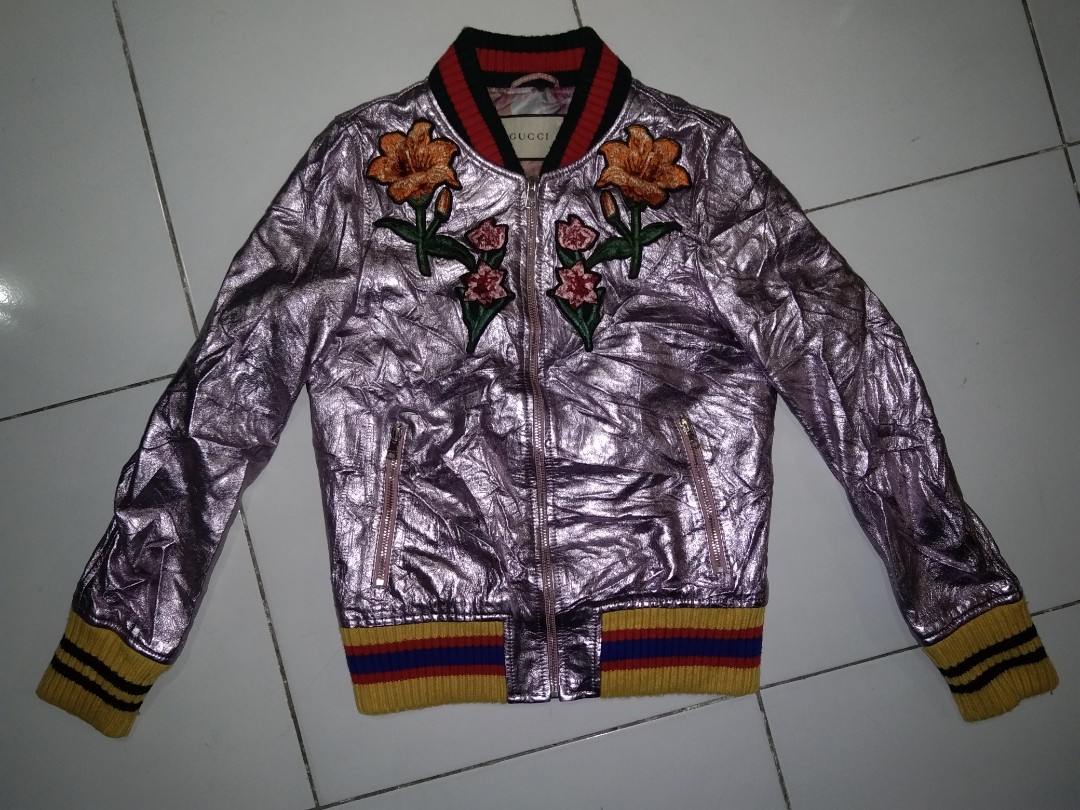 gucci jacket purple