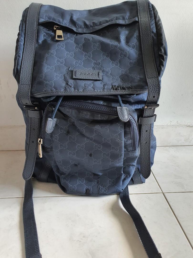 Backpacks Gucci - Nylon Guccissima backpack - 406361KQF2N1000