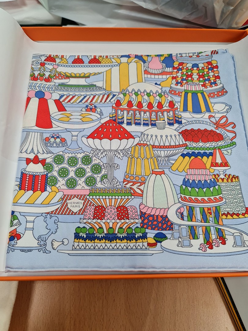 Hermes la patisserie francaise scarf sales