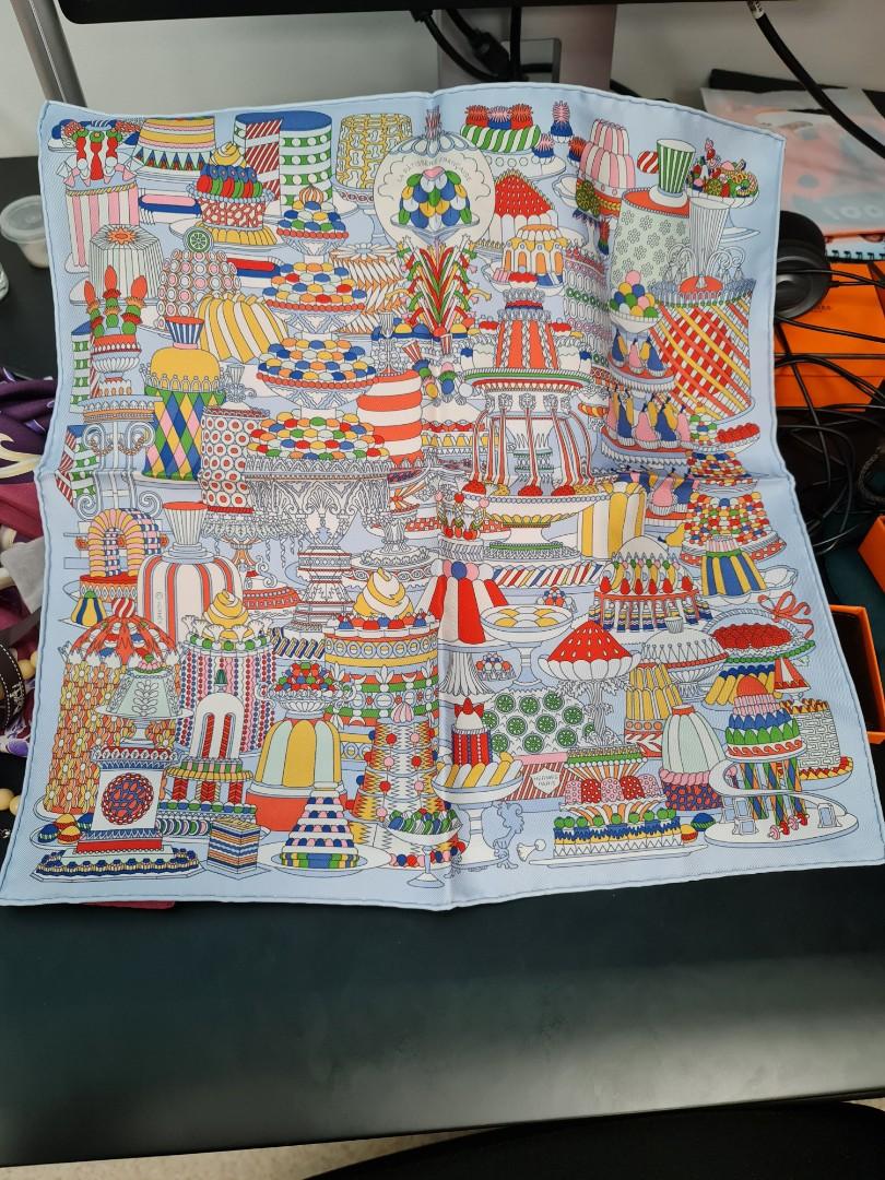 Hermes scarf 45 La Patisserie Francaise
