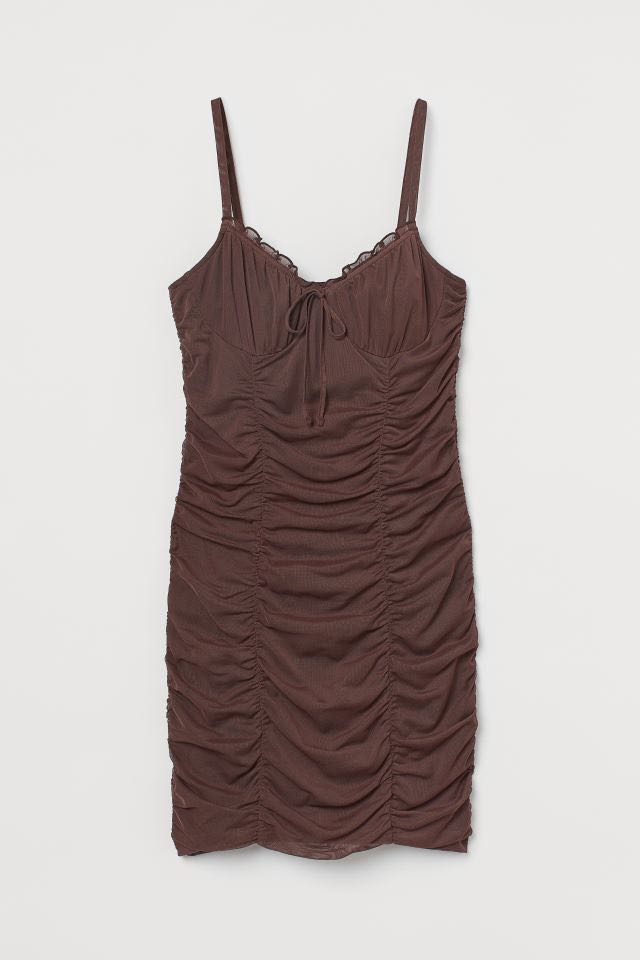 H&M brown ruched draped bodycon dress, Women's Fashion, Dresses & Sets, Dresses on Carousell H&M brown ruched draped bodycon dress, Women's Fashion, Dresses & Sets, Dresses on Carousell