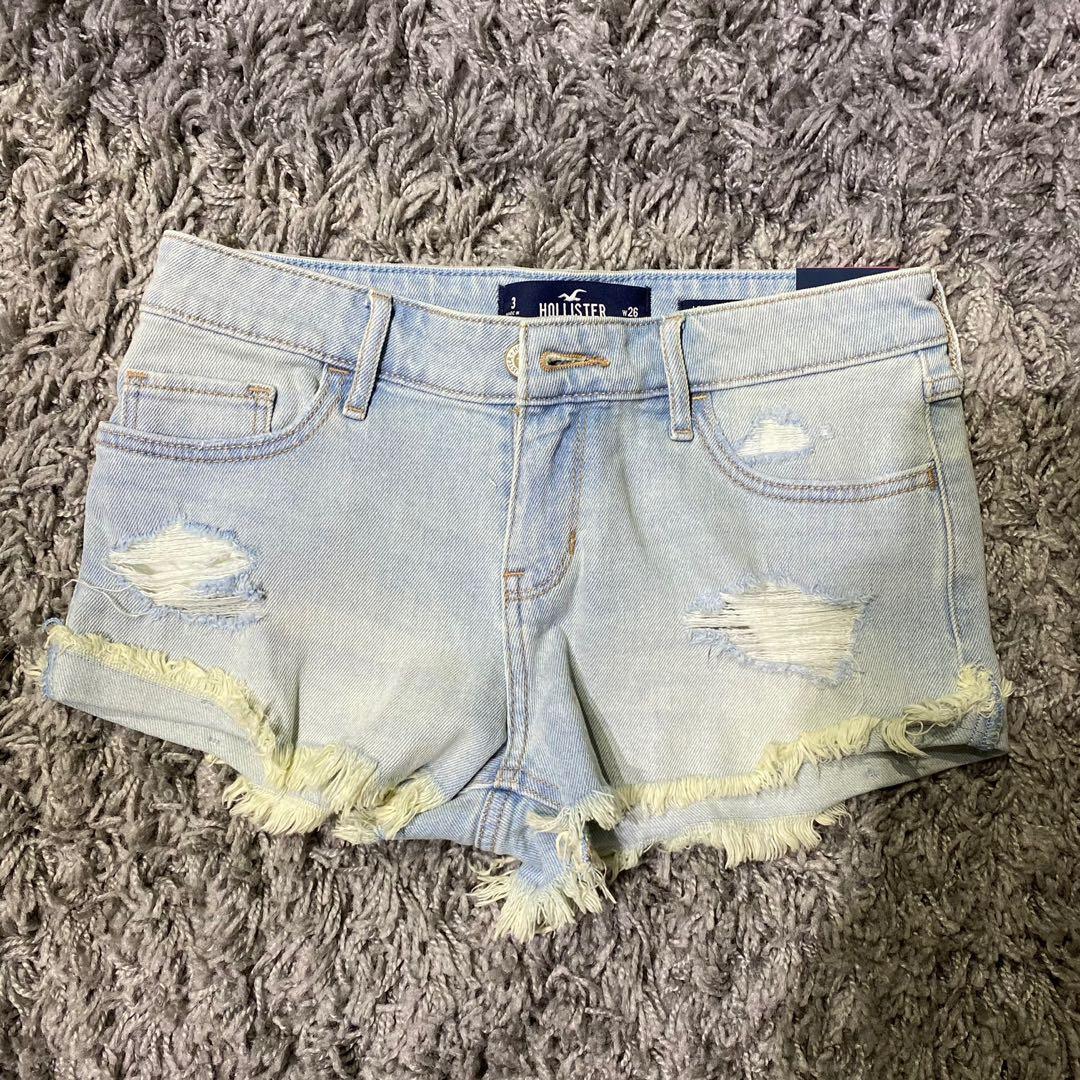 Hollister Low Rise Denim Shorts Women s Fashion Bottoms Shorts on Carousell