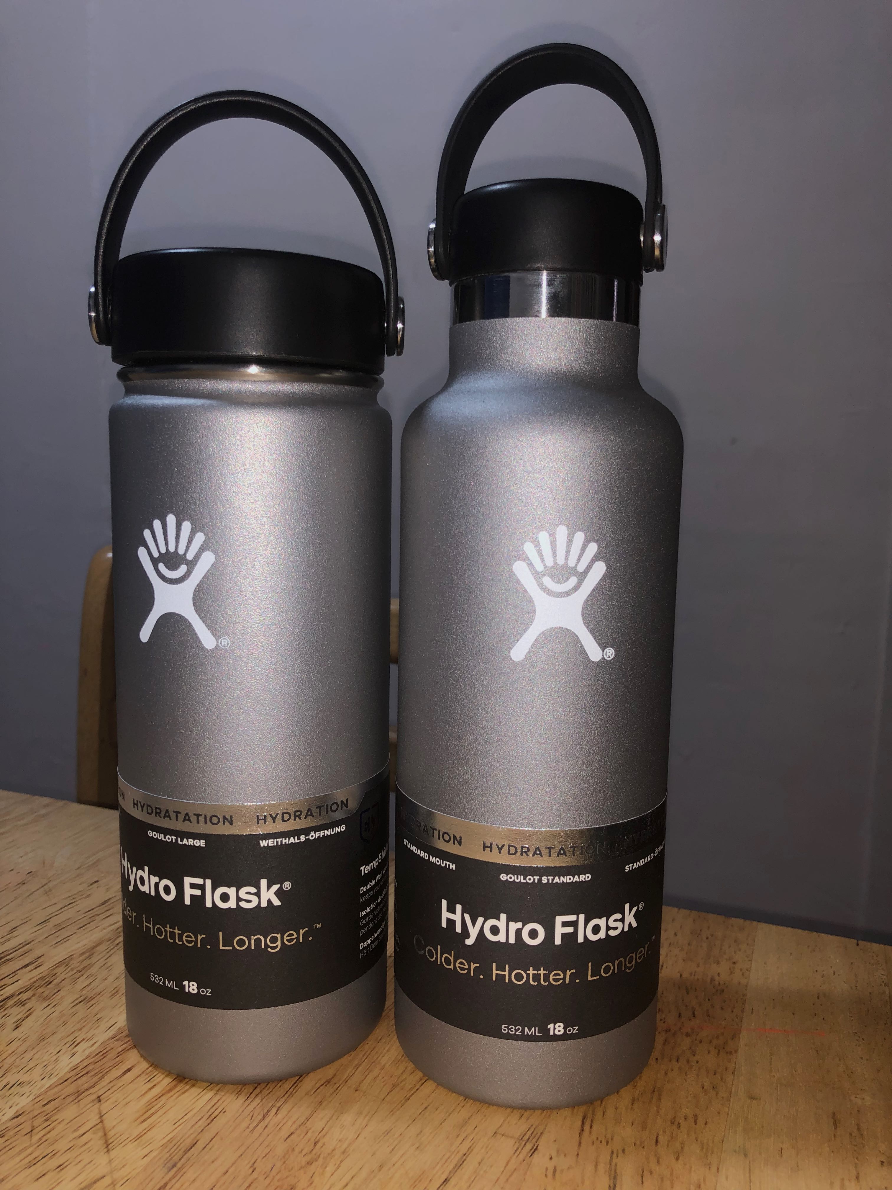 Hydro flask gray sales