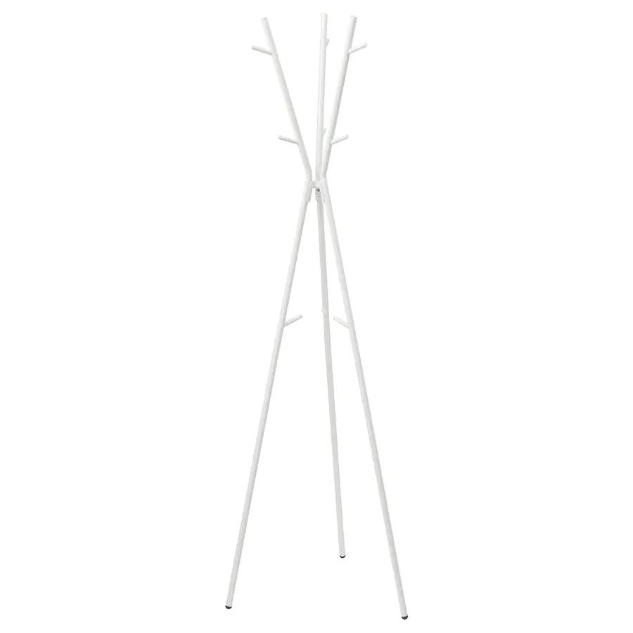 IKEA Ekrar White Hat and Coat Stand/ Clothes Rack, Furniture & Home