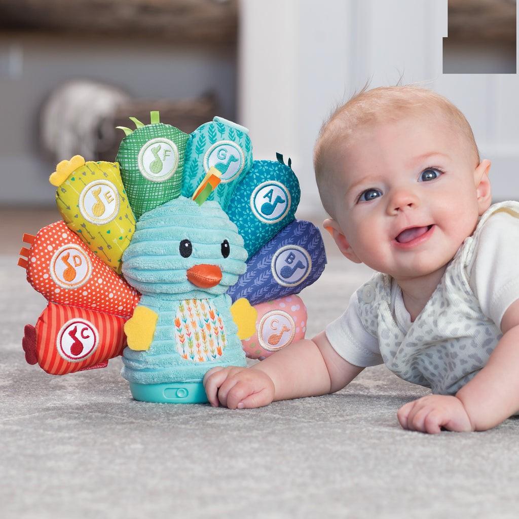 Infantino Learning Peacock Babies Kids Infant Playtime on