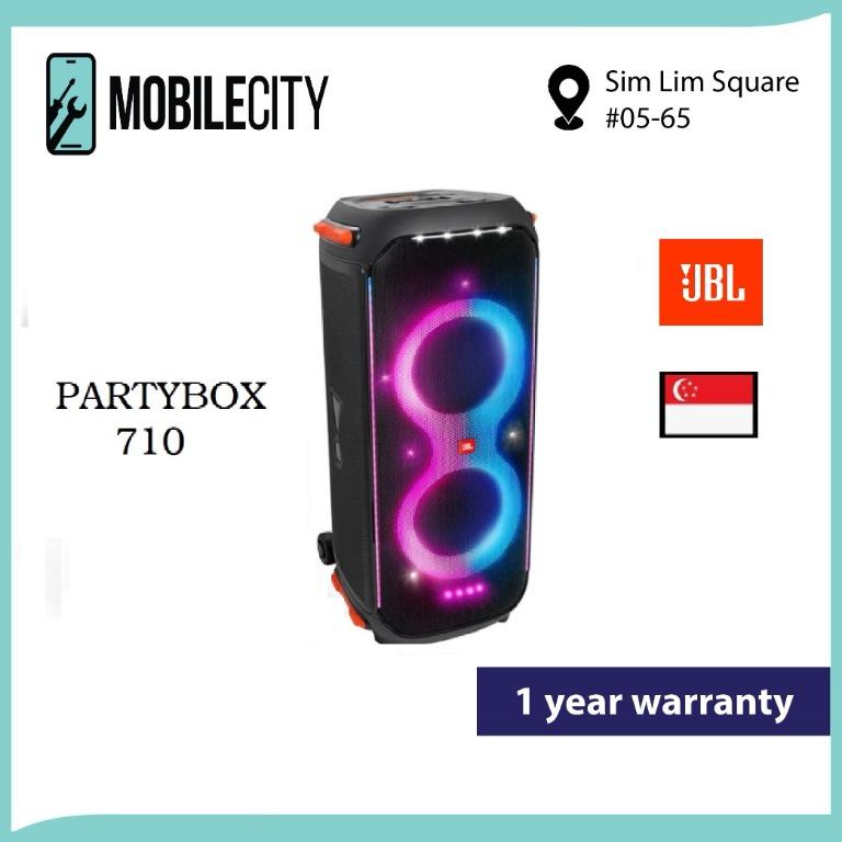 JBL Partybox 710  Party speaker with 800W RMS powerful sound, built-in  lights and splashproof design.