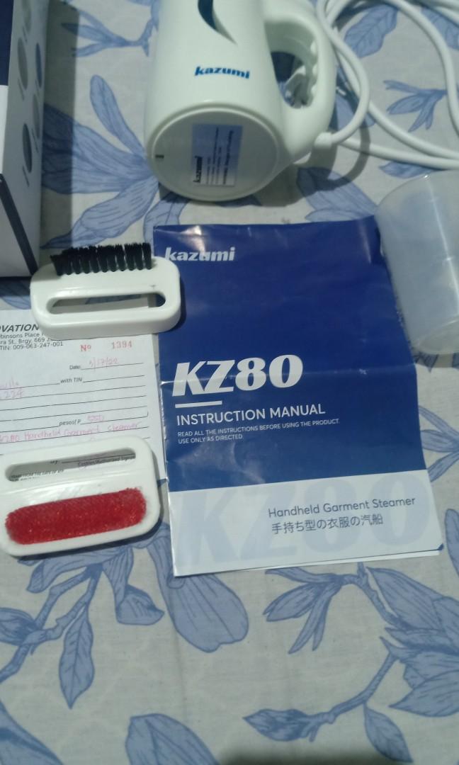 kazumi kz80 handheld garment steamer