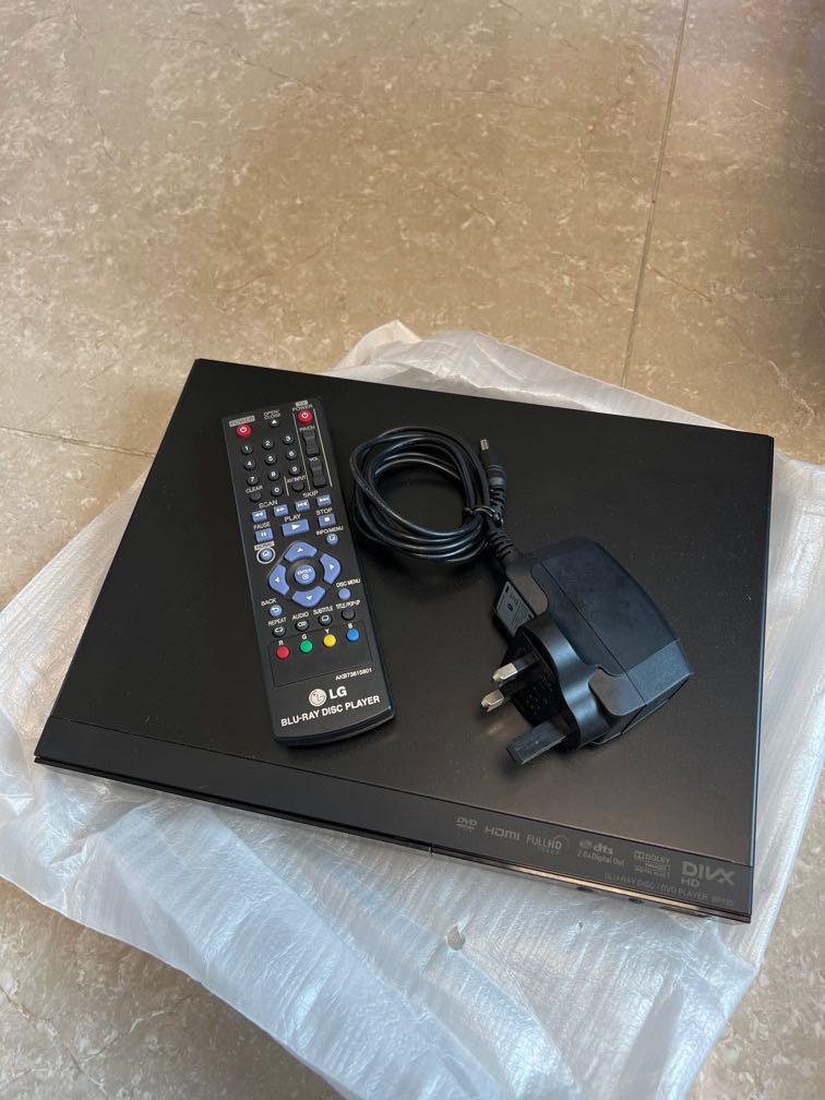 LG BluRay Disc / DVD player BP125, 家庭電器, 電視 & 其他娛樂, 藍光及播放器 Carousell