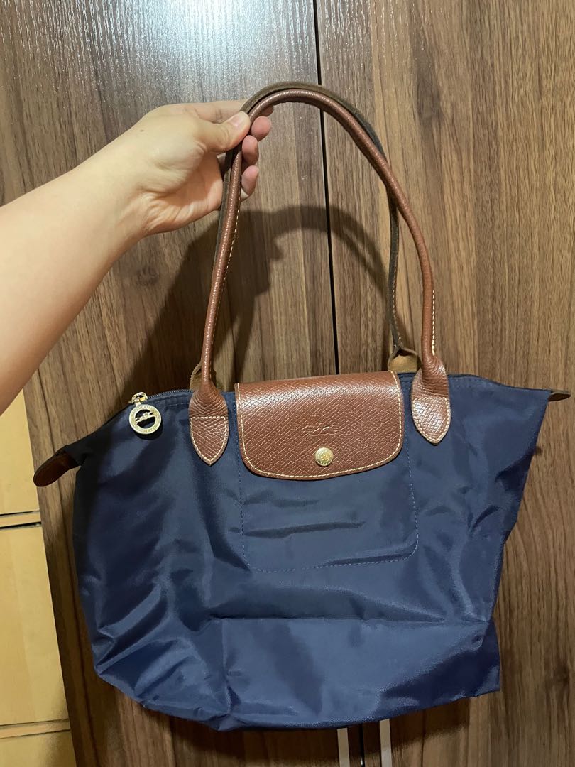 Longchamp le pliage best sale small long handle