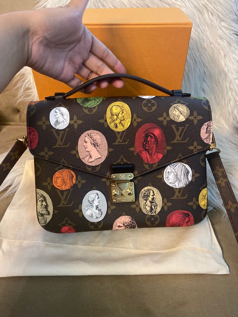 NEW Louis Vuitton X Fornasetti Pochette 2021 Metis Monogram Canvas