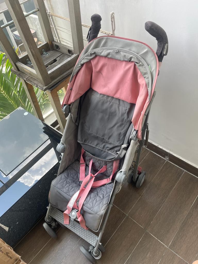 Maclaren stroller shop pink