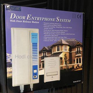 Magic Door entryphone system intercom with door release button