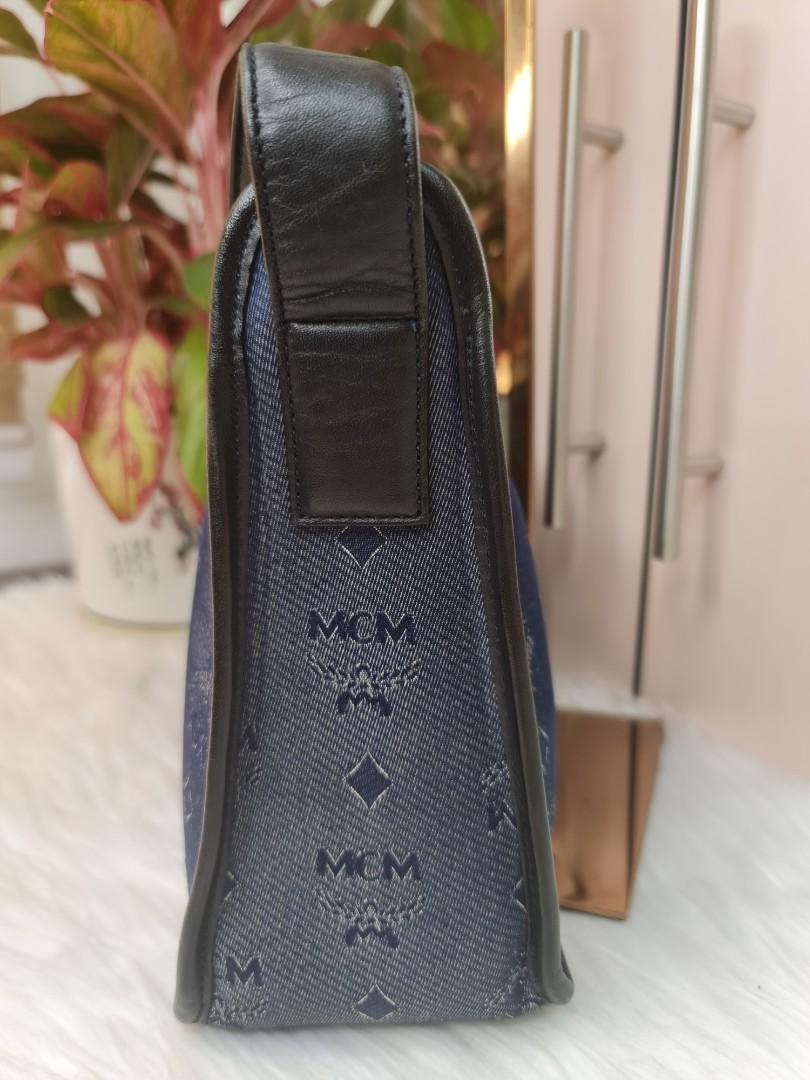 MCM (Category: Luxury Bags & Wallets) located in Las Pinas. Submitted by affordthebagsph (Listing ID 1151884843, Image 3). Description: Fabric & Leather finished Bagguet Type Well Used.