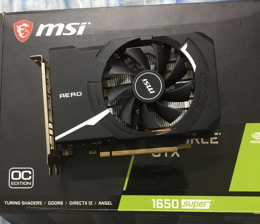 MSI GeForce GTX 1650 Super Aero ITX 4GB GDDR6