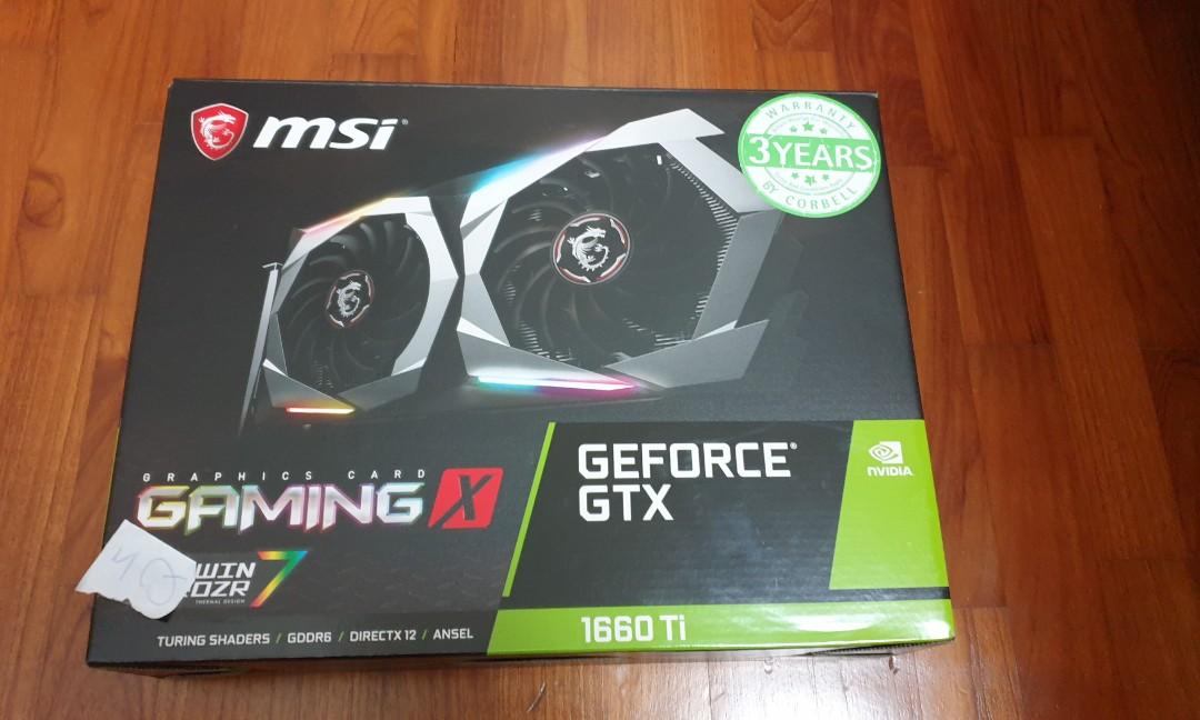 Geforce gtx 1660 discount ti gaming x 6g