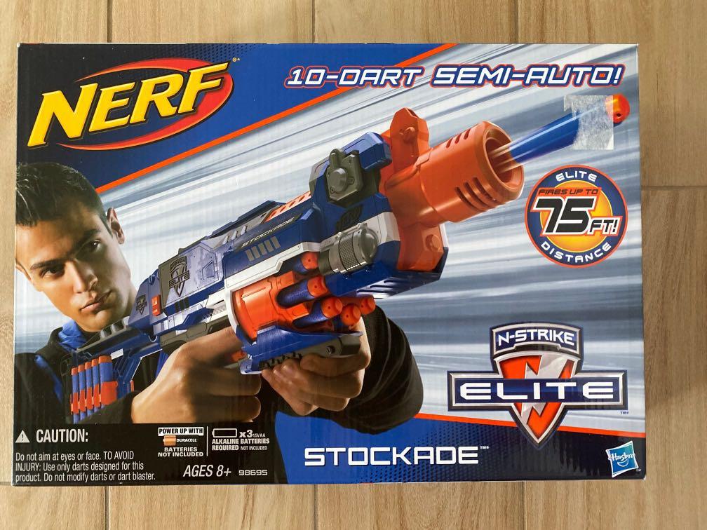 toy blaster NO DART INCLUDED N-Strike elite stockade NO BOX Nerf 
