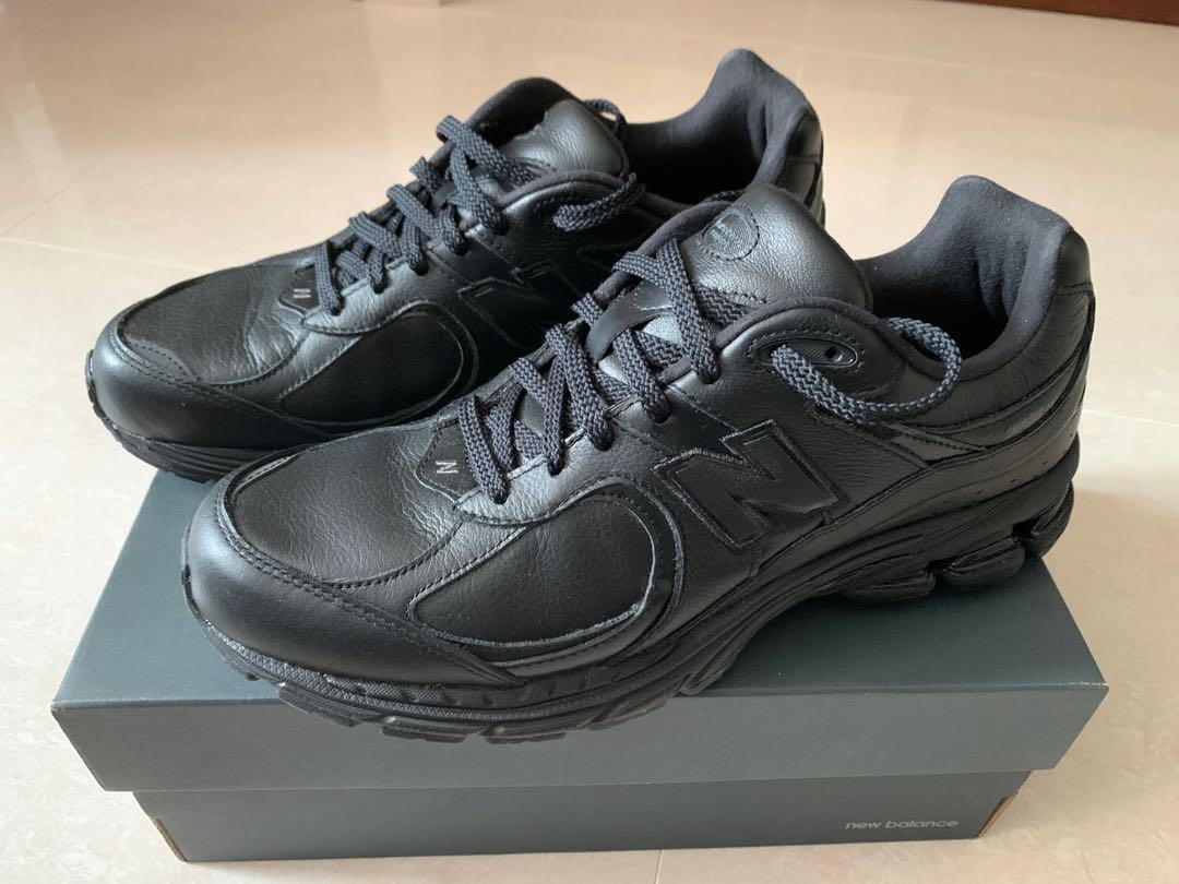 New Balance ML2002RK 2002r triple black abzorb leather, 男裝, 鞋, 波鞋- Carousell