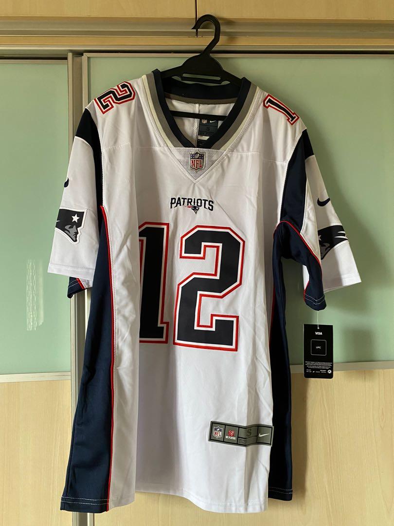 **Vintage Rare** Tom Brady New England Patriots Reebok White Away Jersey - Size XL