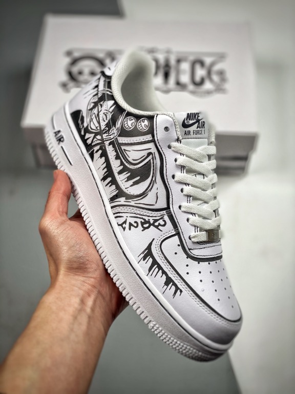 Nike Air Force 1 07 Low White Black shoes One Piece Men s Fashion