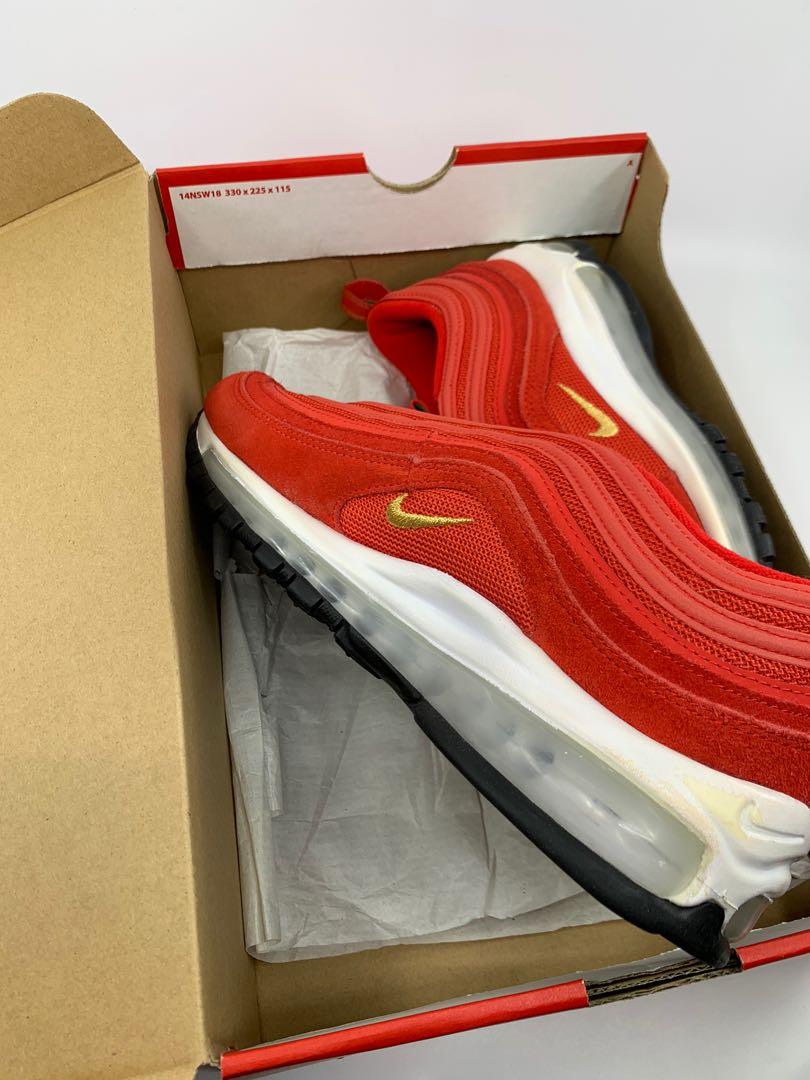 Air max 97 black challenge red clearance