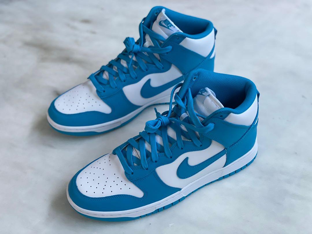 Nike Dunk High “Championship Blue/Laser Blue”, Men's Fashion