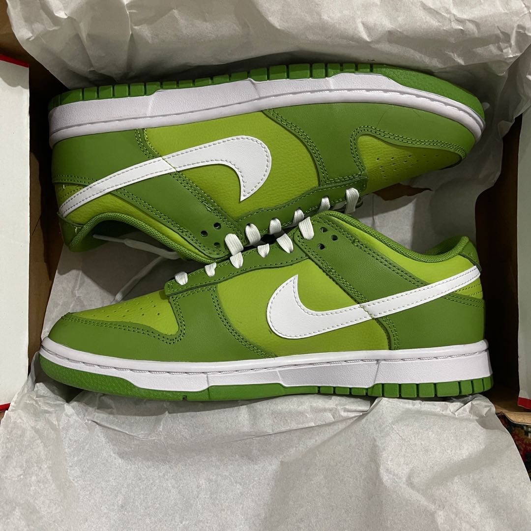 Nike Dunk Low Retro Chlorophyll Size US 8 Mens (BNIB), Fesyen Pria, Sepatu  , Sneakers di Carousell