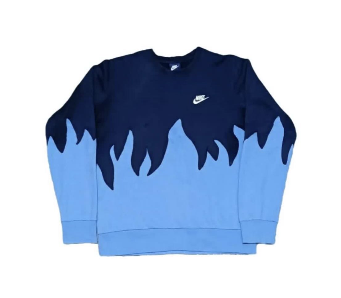 Nike Flame Custom Sweatshirt, Men's 