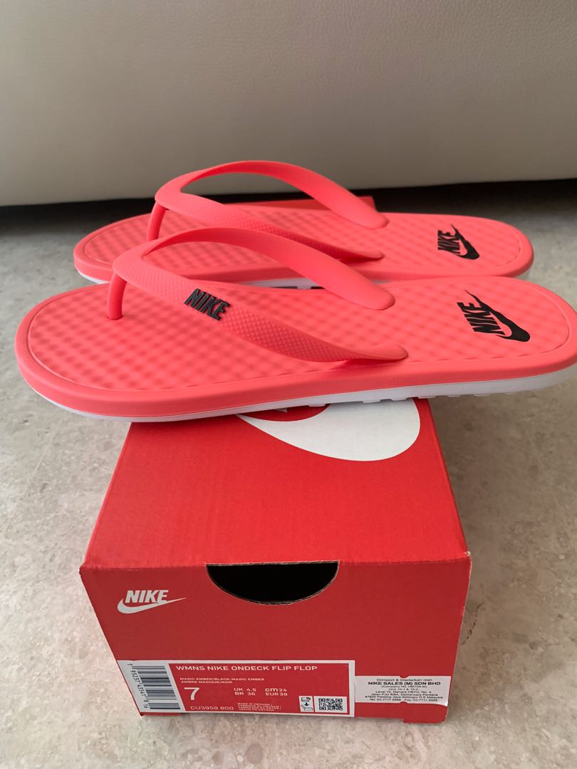 NIKE women flip flop, Women's Fashion 