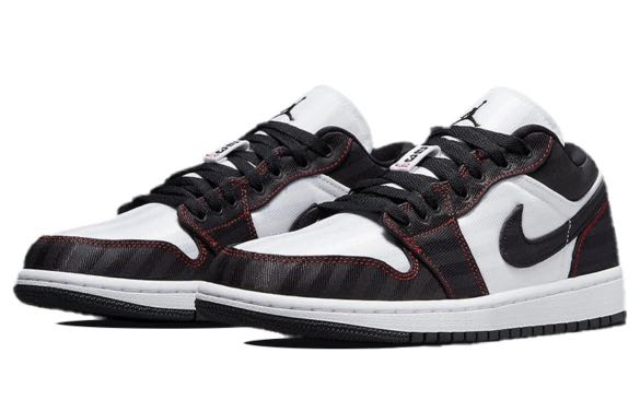 womens red white and black jordan 1