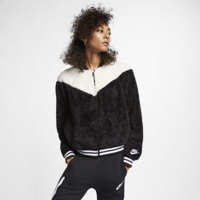 Nike women's sherpa bomber jacket 