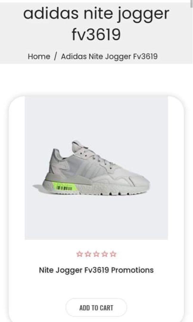 Adidas Nite Jogger Men s Fashion Footwear Sneakers on Carousell