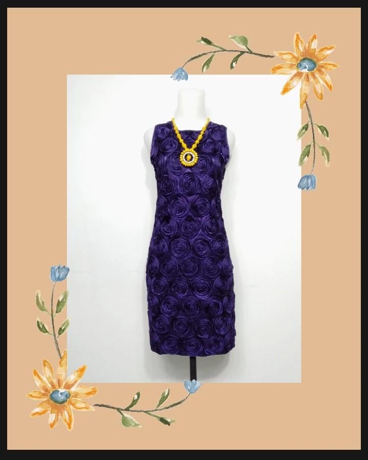 Obral ❤️ Purple Dress Size S, Fesyen 