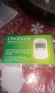 One touch glucometer