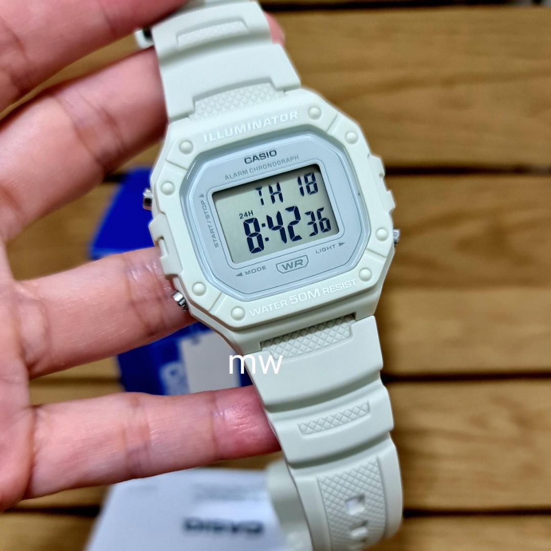 Original Casio ladies men s unisex teens resin watch w218 w 218 w 218hc 8a brand new