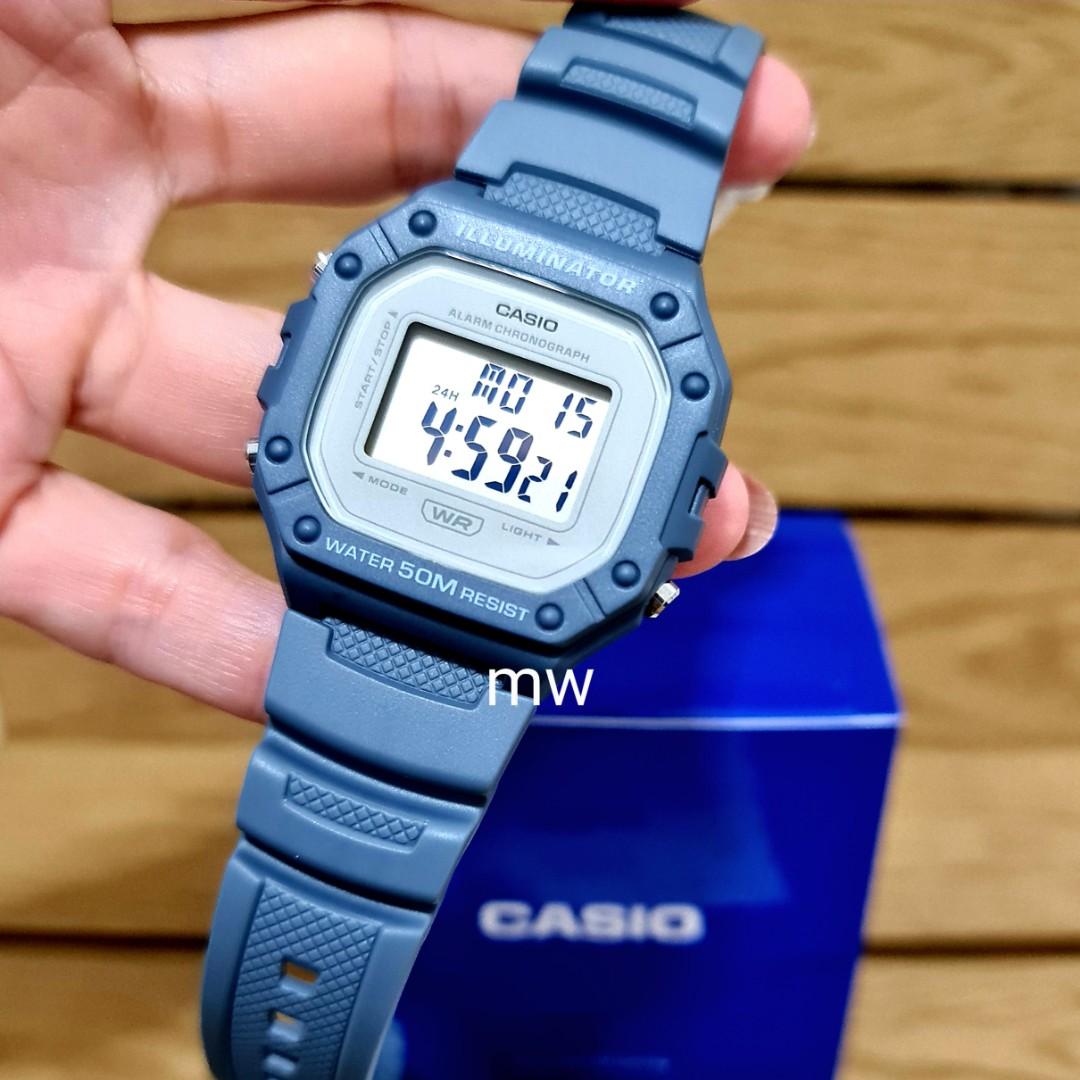 Original Casio Men s boy s teens digital resin watch w218 w 218hc