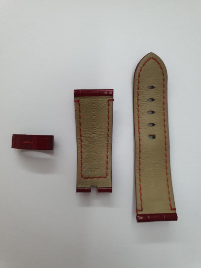 PANERAI Alligator Strap (Category: Other Accessories) located in Singapore. Submitted by mrs_khoo (Listing ID 1151921663, Image 2). Description: Officine Panerai watch Strap Alligator in shiny red size - xs ( ladies size ) Bought in Officine Panerai Ion. Cash and Carry..