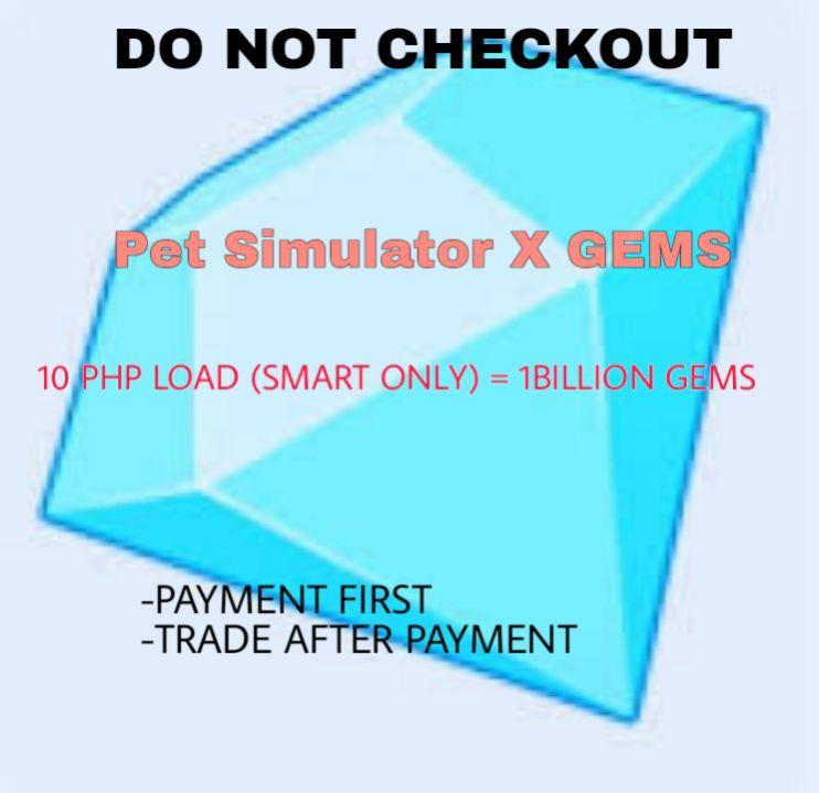Pet Simulator X 1B GEMS (READ DESCRIPTION), Video Gaming, Video Games