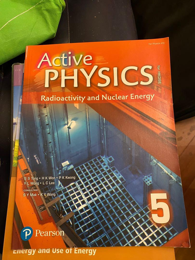 Physics textbook (Active Physics 1B, Active Physics 4, Active Physics 5
