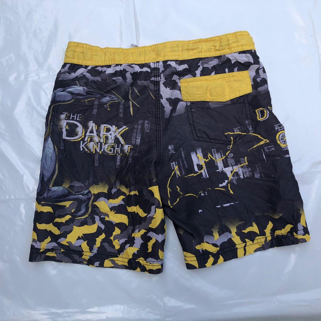 PO DC COMICS 2015 BATMAN DEFENDER OF THE GOTHAM CITY SWIM WEAR BOARD SHORTS KIDS BLACK YELLOW W 26 Men s Fashion Bottoms Shorts on Carousell