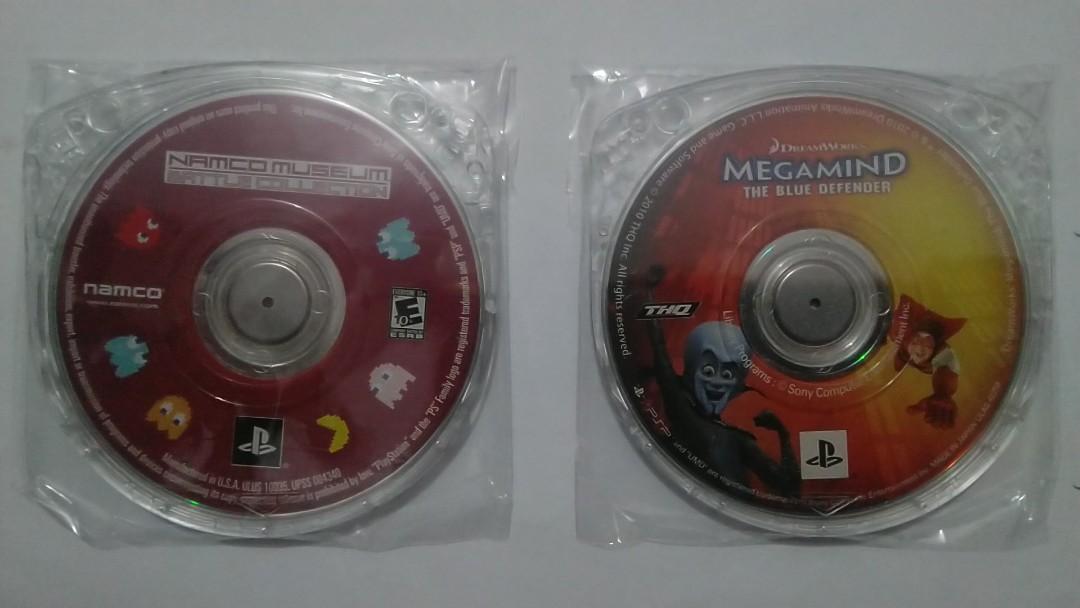 PSP PlayStation Portable UMD Games Namco Museum Collection Megamind UMD
