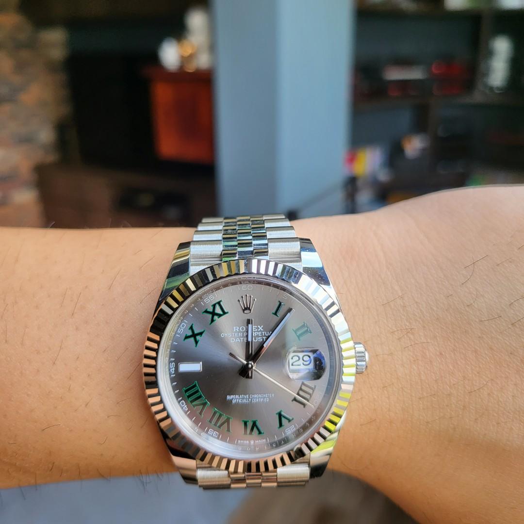 Rolex Datejust 41mm 126334 Wimbledon 