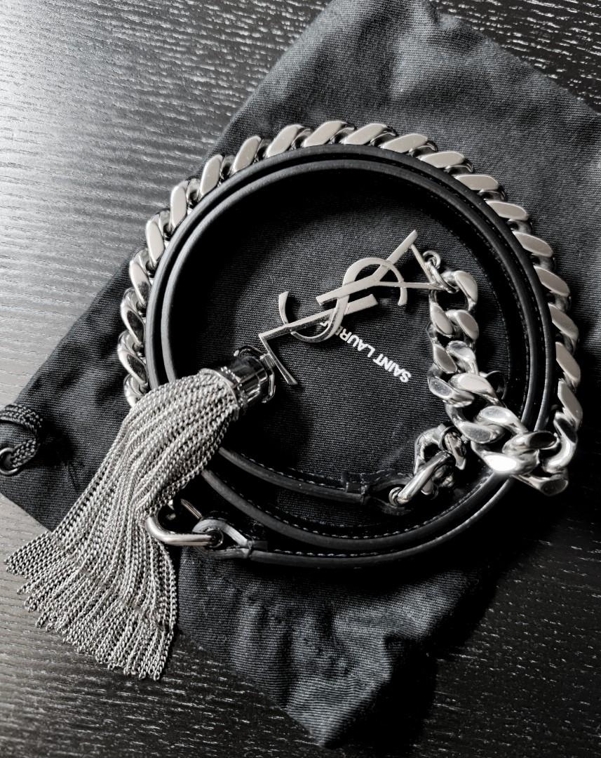 Ysl chain belt best sale with tassel