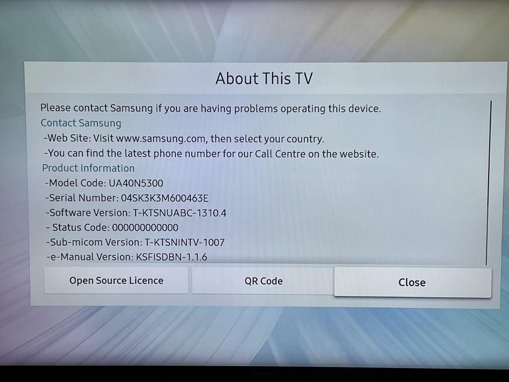 Fix Samsung TV Error Codes 0-1, 001, 012, 102, 105, 107,, 54% OFF