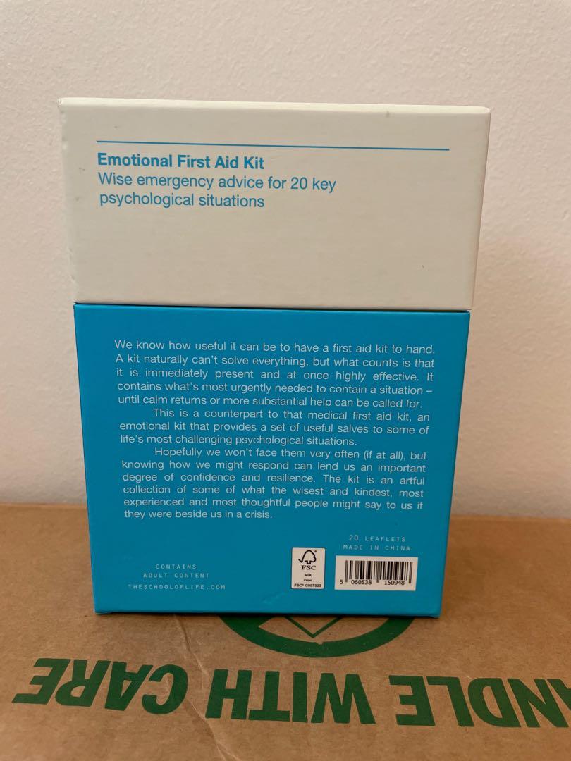 School of life Emotional First Aid Kit, Hobbies & Toys, Books