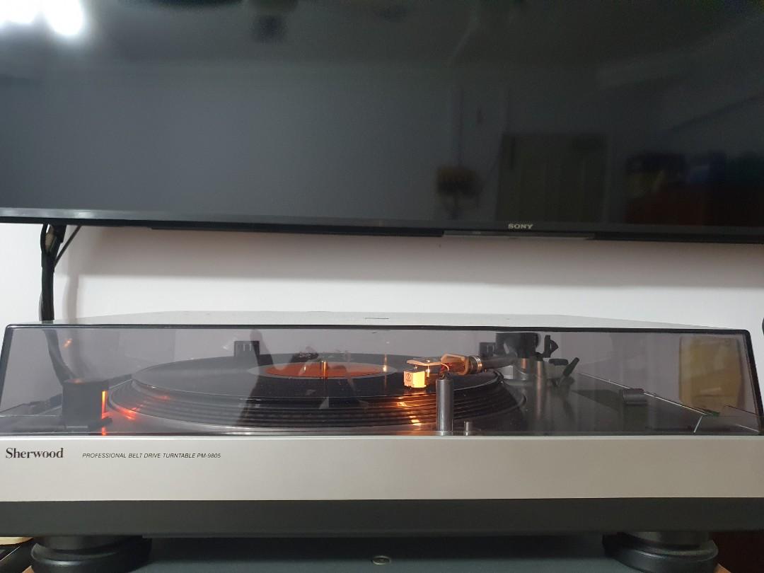 Sherwood Turntable PM9805, Audio, Other Audio Equipment on Carousell