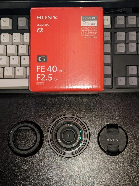 送filter]Sony FE 40mm F2.5 G (SEL40F25G) E mount 定焦鏡水貨有單有