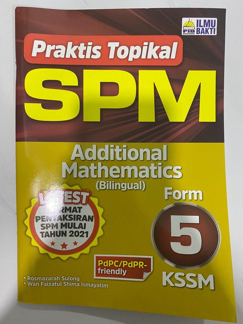 SPM ADD MATHS FORM 5 KSSM Hobbies Toys Books Magazines Spm add maths form 5 kssm hobbies toys books magazines