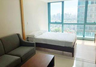 Studio Bare Unit at One Uptown Residence BGC beside Uptown Mall for sale
