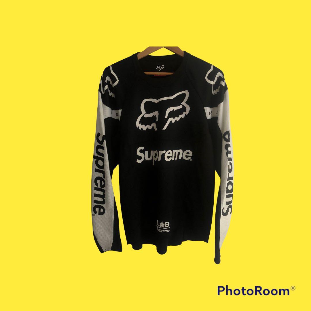 Supreme Fox Racing Moto Jersey Top, Men's Fashion, Tops & Sets