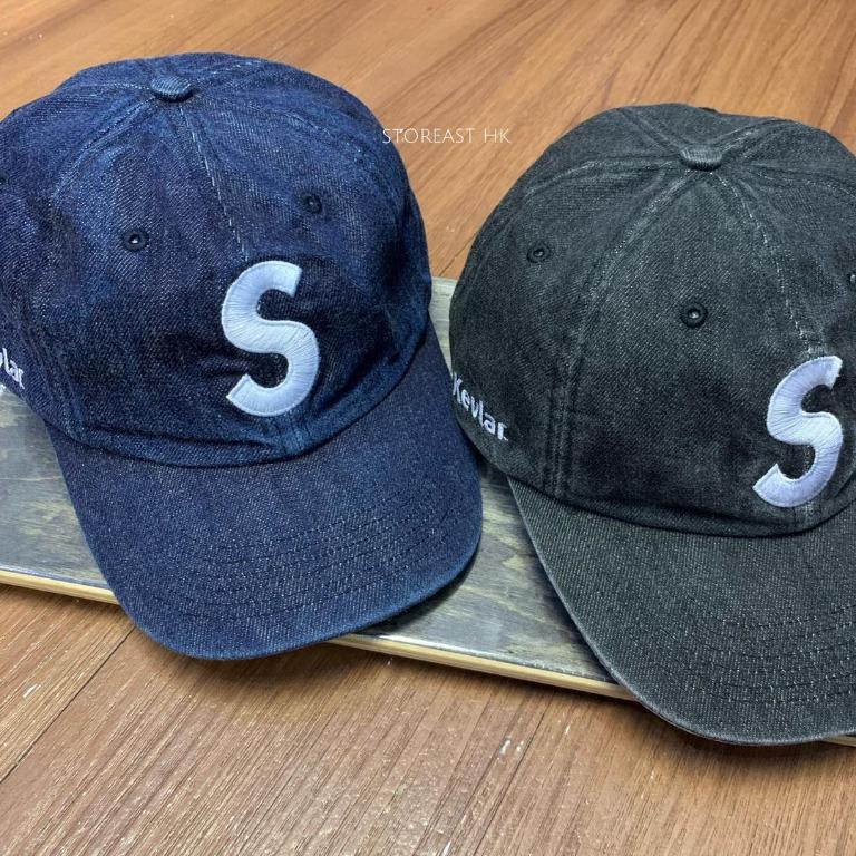 Supreme Kevlar Denim S Logo 6-Panel 22ss 大人気! - 帽子